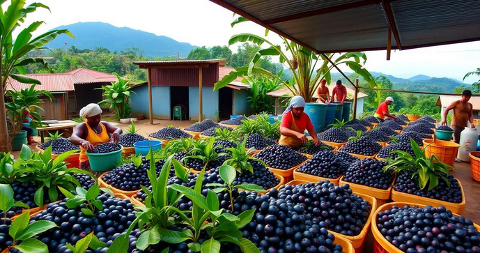 Descubra os Segredos da Fábrica de Açaí na Bahia que Encanta o Brasil