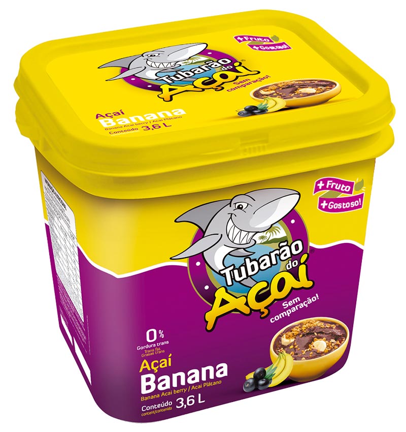 Açaí com banana 3,6 Litros