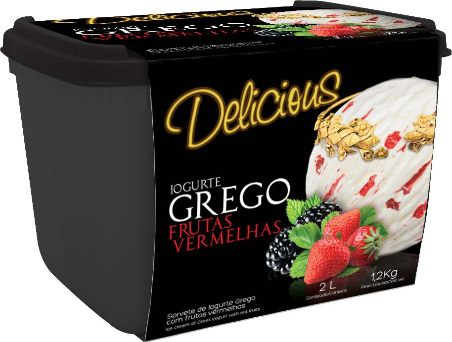 Iogurte Greco Frutas Vermelhas 2 Litros