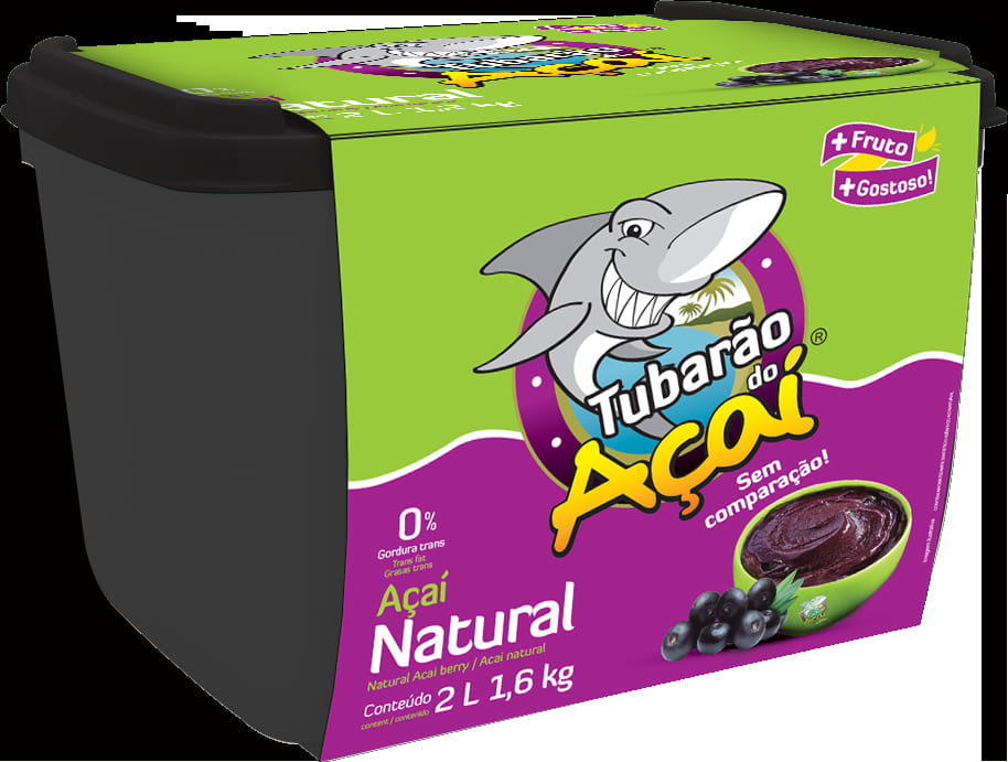 Tubarão do Açaí Natural 2 Litros