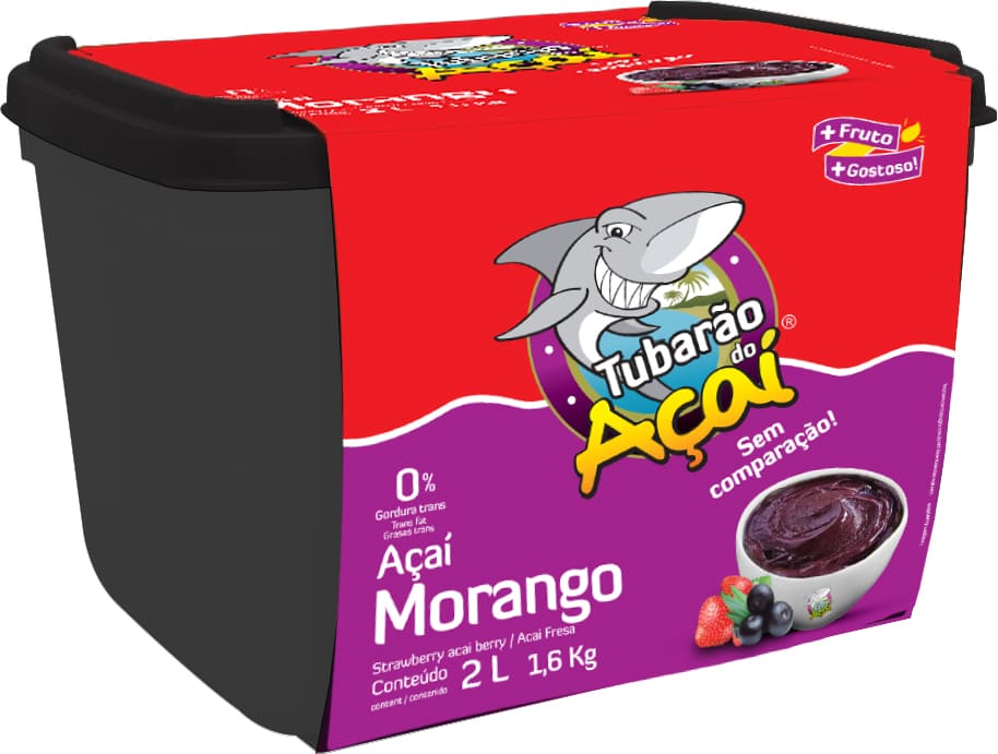 Açaí Sabor Morango 2 Litros